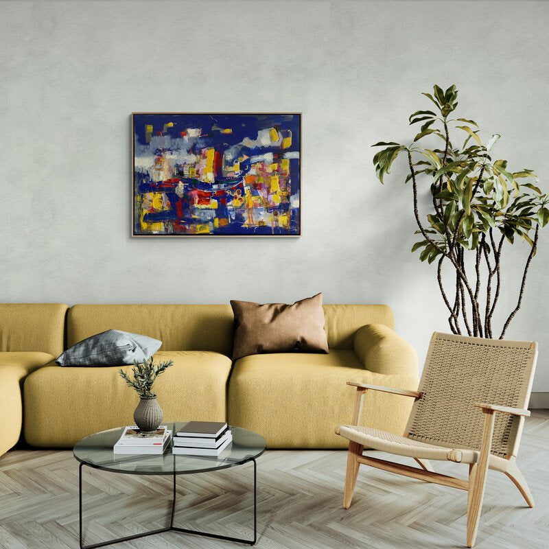 Duyguların Karmaşık Dokusu Yağlı Boya Tablosu