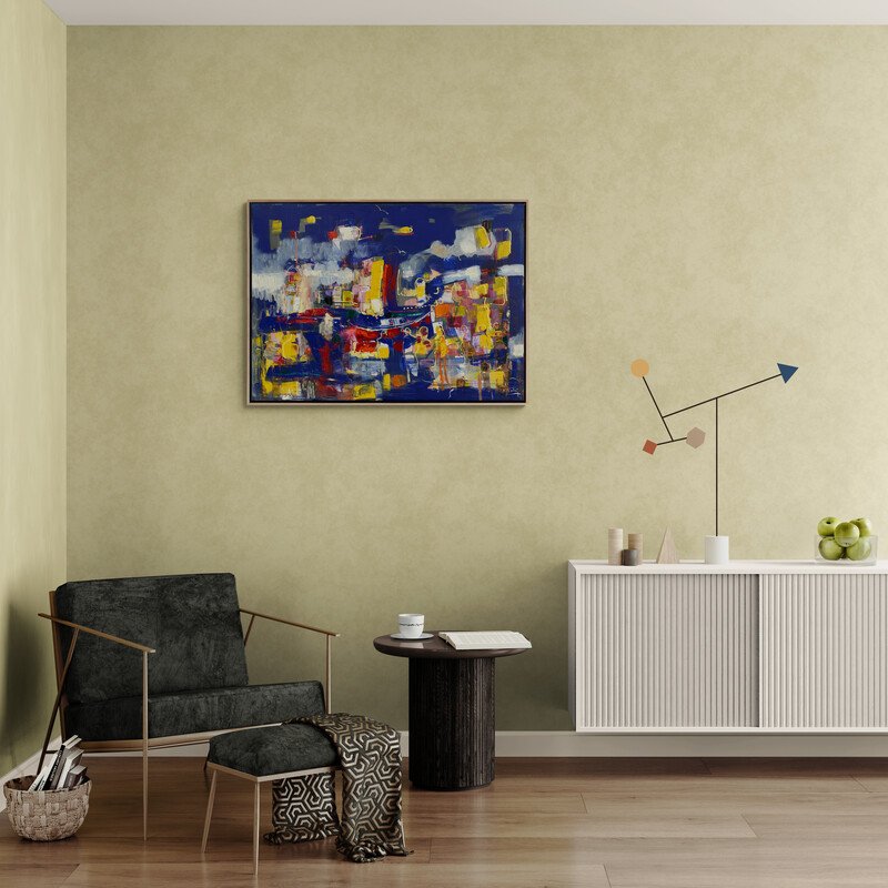 Duyguların Karmaşık Dokusu Yağlı Boya Tablosu