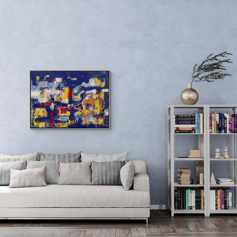 Duyguların Karmaşık Dokusu Yağlı Boya Tablosu