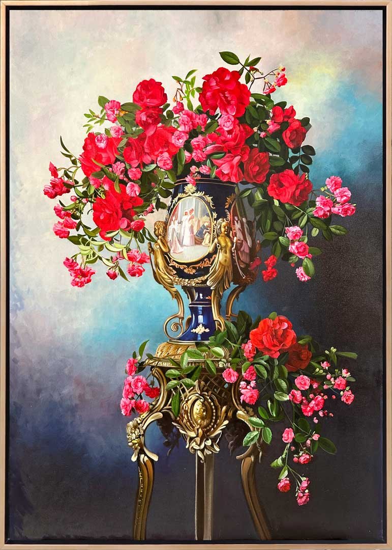 Vazoda Hayat Yağlı Boya Tablosu