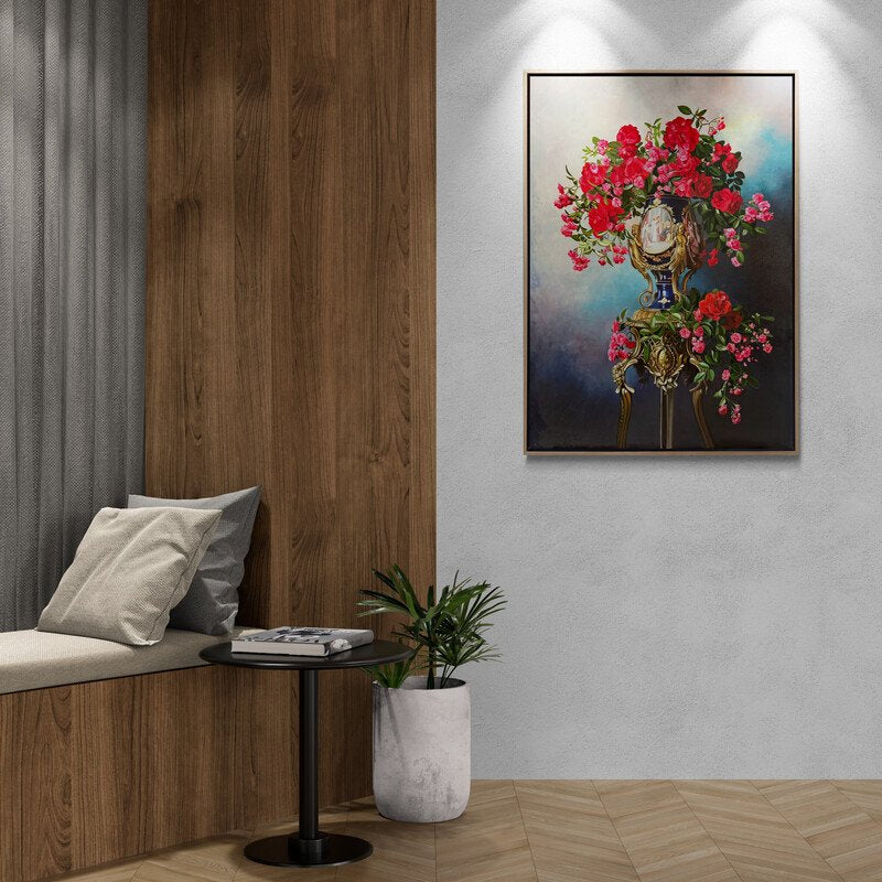 Vazoda Hayat Yağlı Boya Tablosu