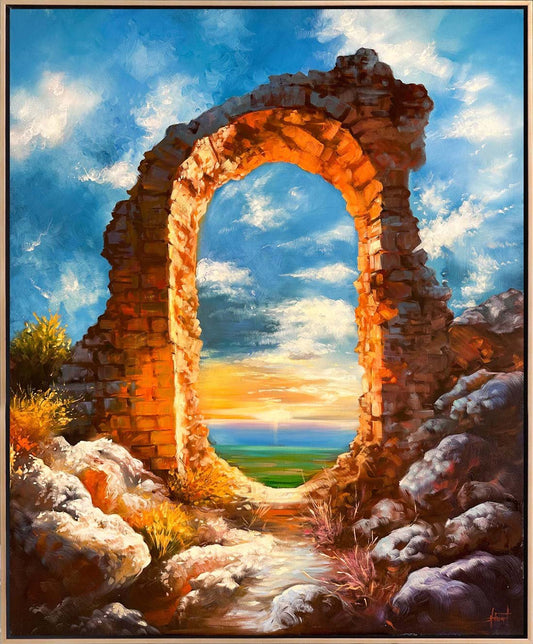 Sonsuzluk Kapısının Ötesi Yağlı Boya Tablosu