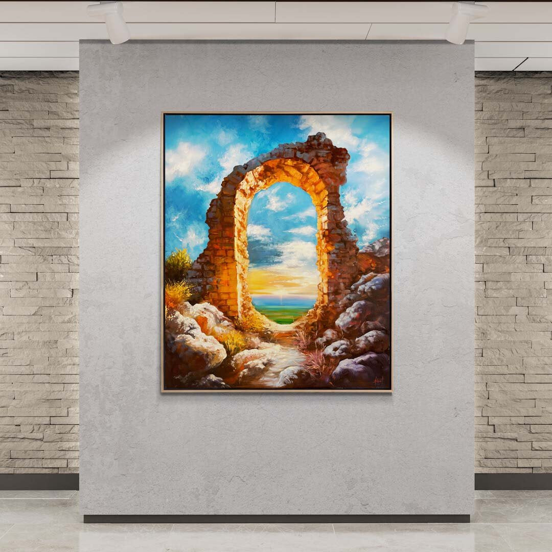 Sonsuzluk Kapısının Ötesi Yağlı Boya Tablosu