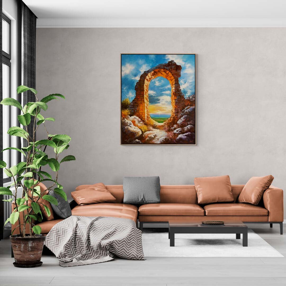 Sonsuzluk Kapısının Ötesi Yağlı Boya Tablosu