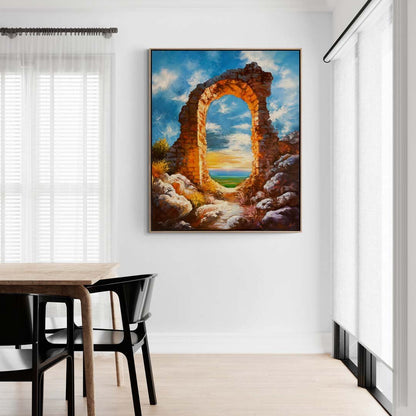 Sonsuzluk Kapısının Ötesi Yağlı Boya Tablosu