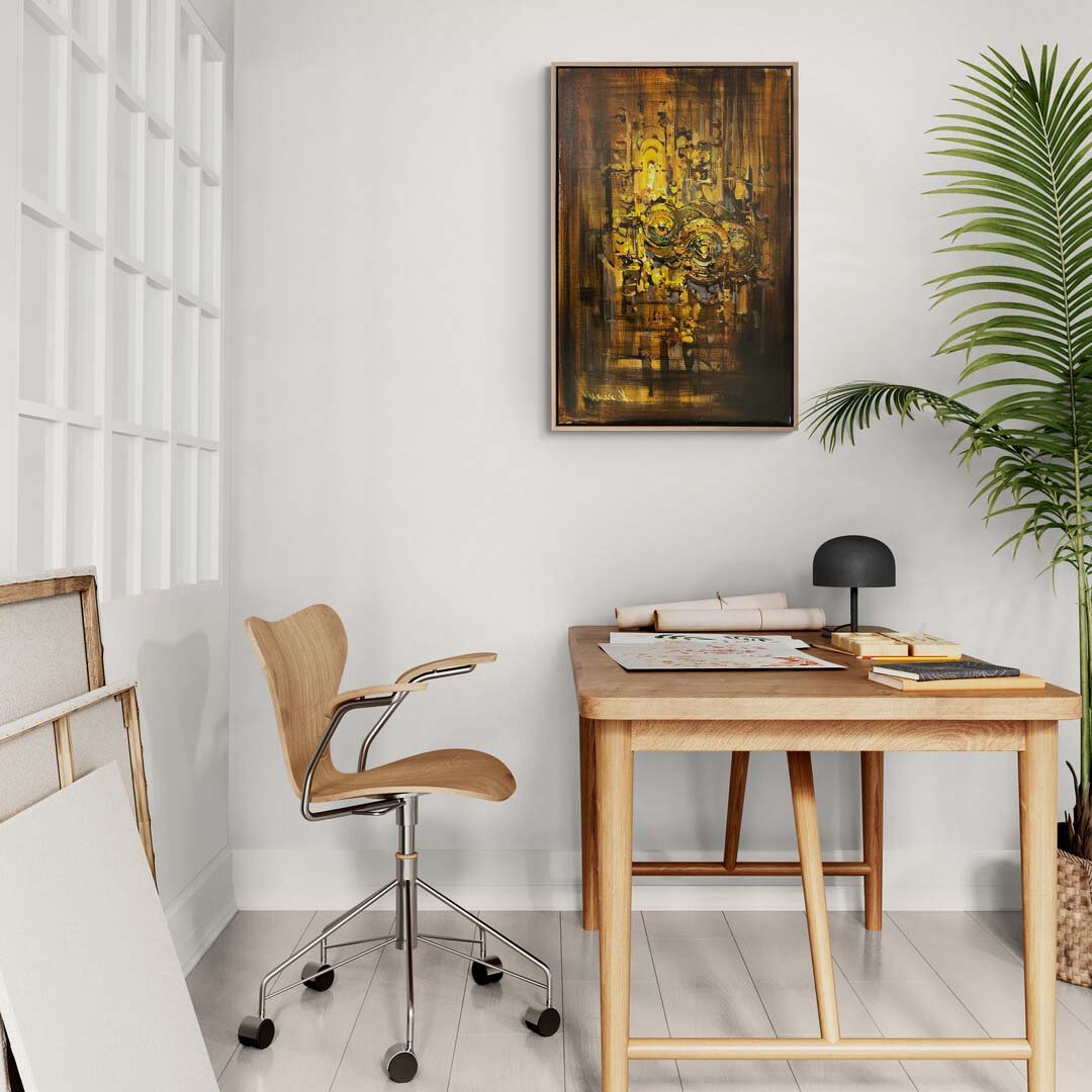 Zihnin Labirentleri Yağlı Boya Tablosu