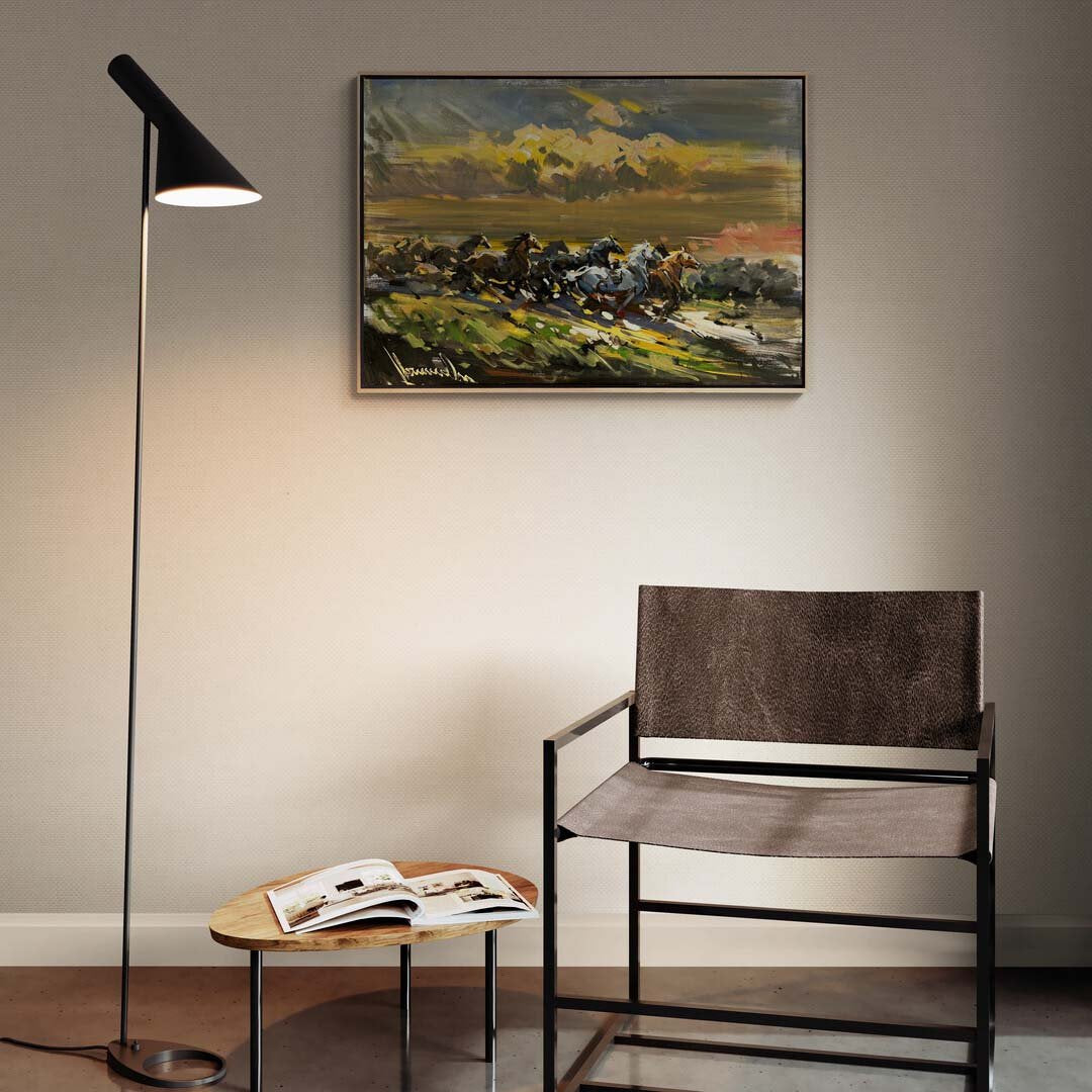 Atların Yolculuğu Yağlı Boya Tablosu