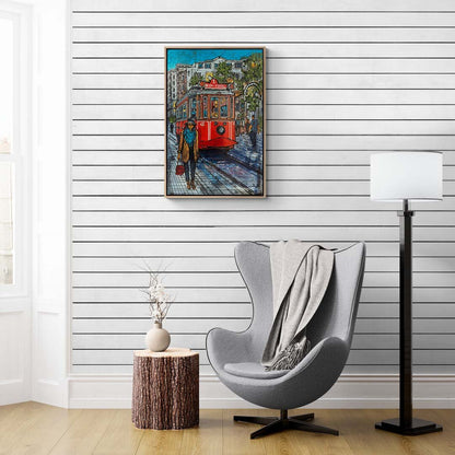 Taksim'in Hatıraları Yağlı Boya Tablosu