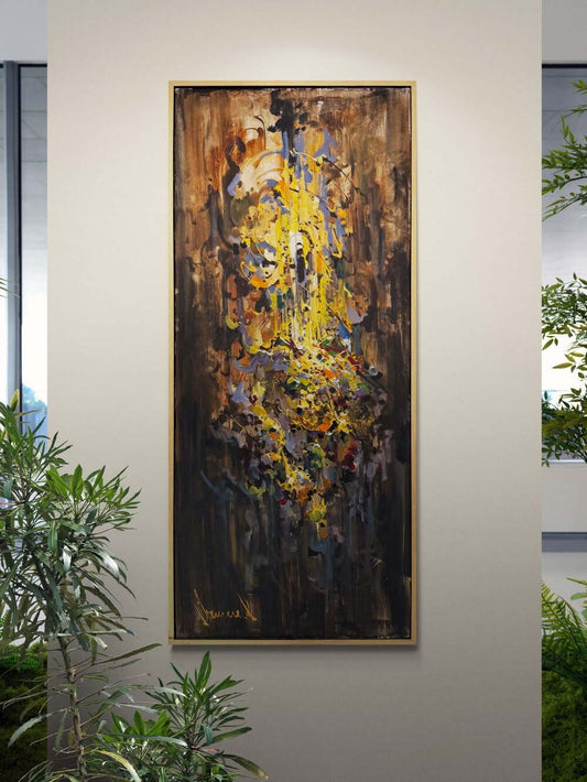 Duygunun Dokusu Yağlı Boya Tablosu