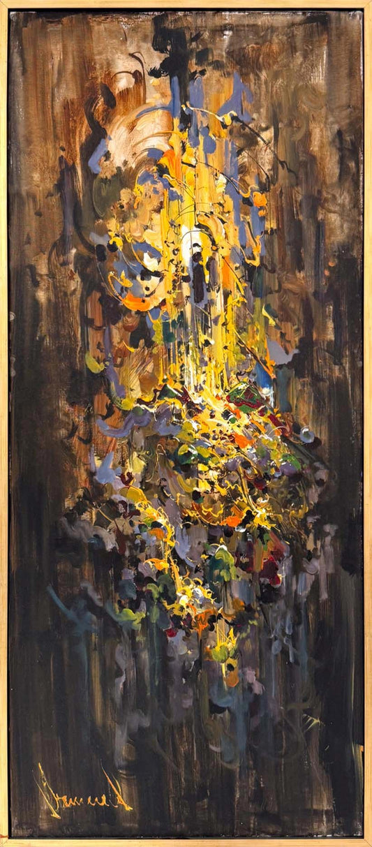 Duygunun Dokusu Yağlı Boya Tablosu