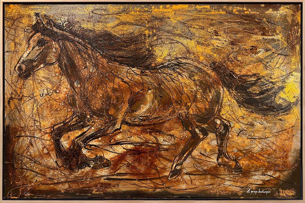 Yayla Rüzgarı Yağlı Boya Tablosu