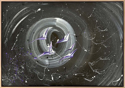 Huzurlu Kanatlar Yağlı Boya Tablosu