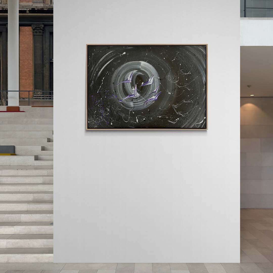 Huzurlu Kanatlar Yağlı Boya Tablosu