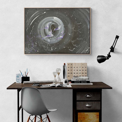 Huzurlu Kanatlar Yağlı Boya Tablosu