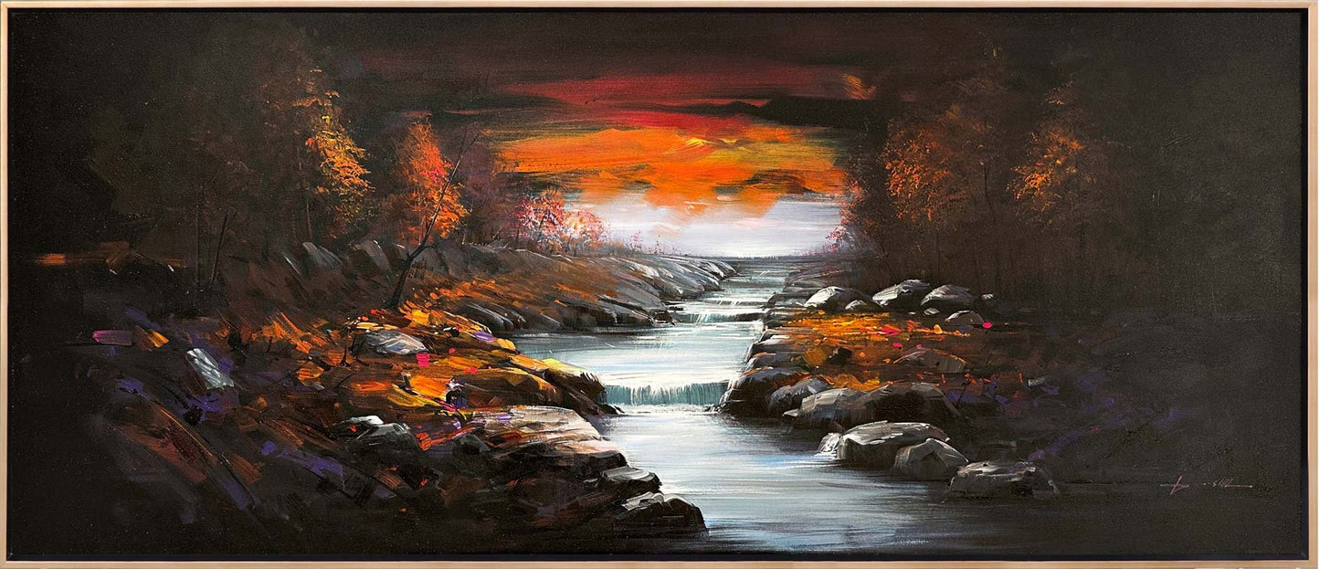 Gizemli Orman Yağlı Boya Tablosu