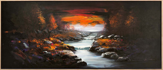 Gizemli Orman Yağlı Boya Tablosu