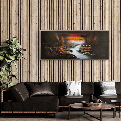 Gizemli Orman Yağlı Boya Tablosu