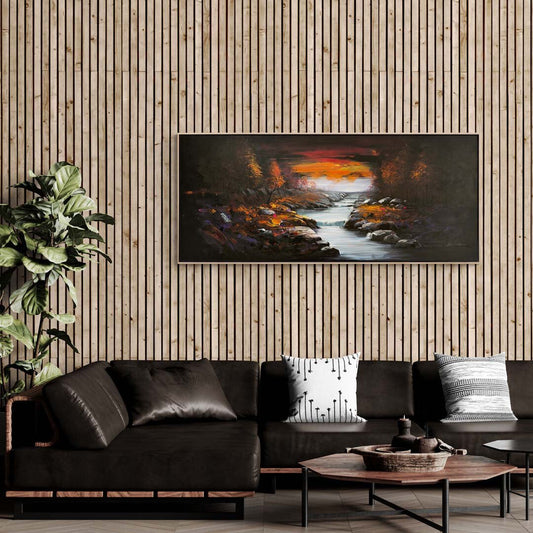 Gizemli Orman Yağlı Boya Tablosu