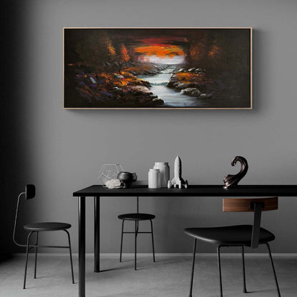 Gizemli Orman Yağlı Boya Tablosu