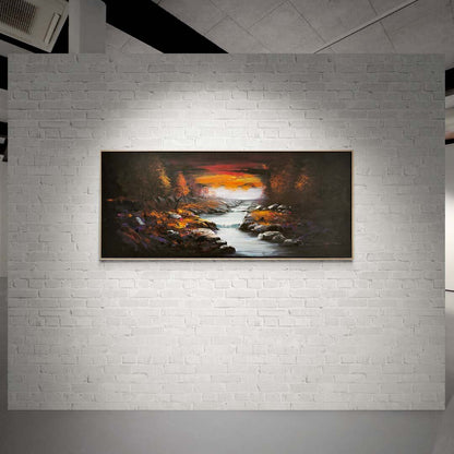 Gizemli Orman Yağlı Boya Tablosu