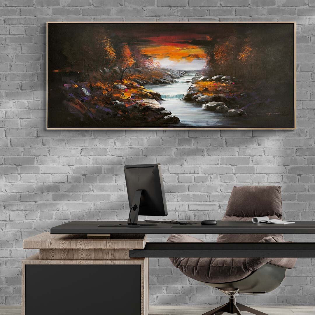 Gizemli Orman Yağlı Boya Tablosu