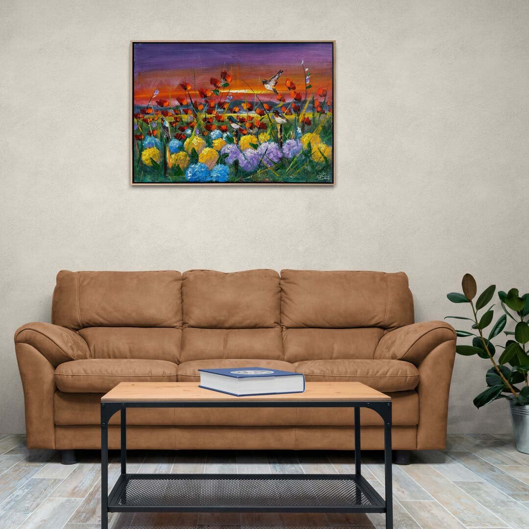 Ortancalar ve Gelincikler Yağlı Boya Tablosu