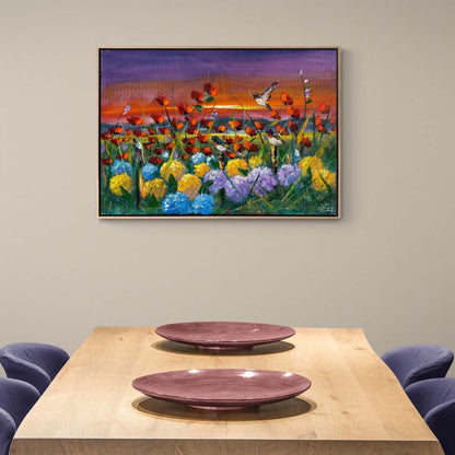 Ortancalar ve Gelincikler Yağlı Boya Tablosu