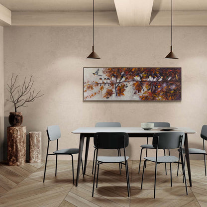 Daldaki Kuşlar Yağlı Boya Tablosu