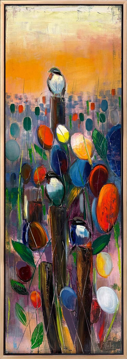 Cümbüşün Melodisi Yağlı Boya Tablosu