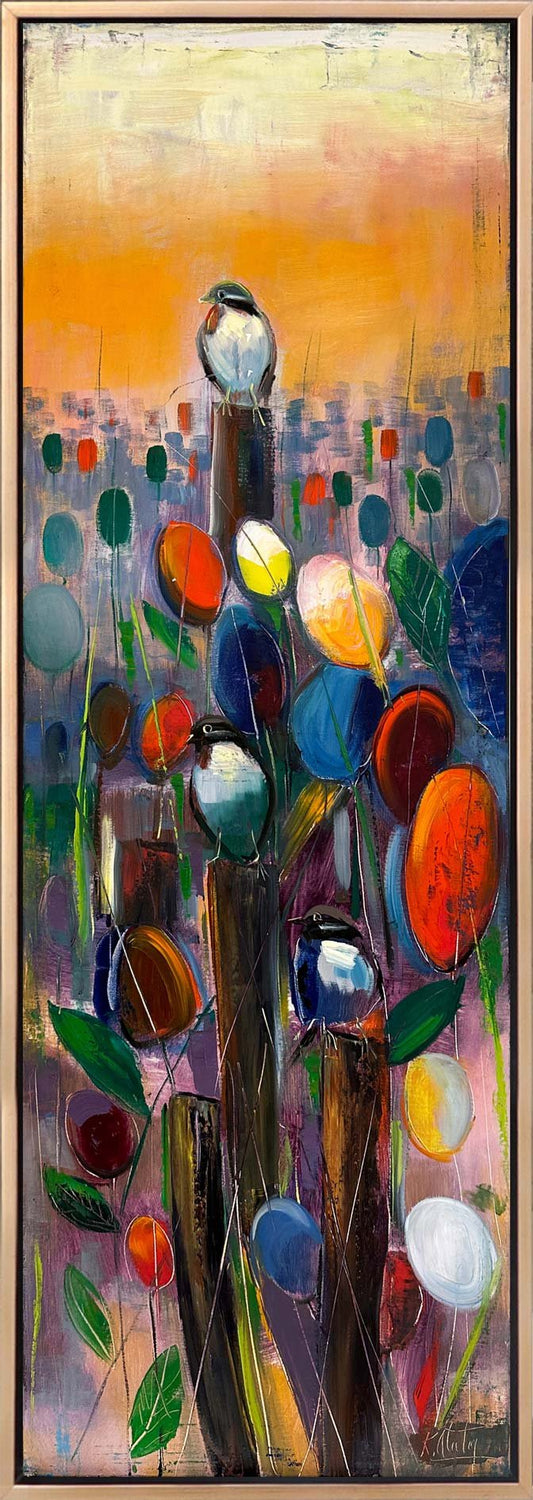 Cümbüşün Melodisi Yağlı Boya Tablosu