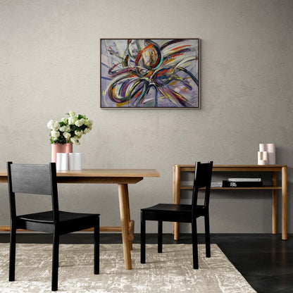 Soyut Geçitler Yağlı Boya Tablosu