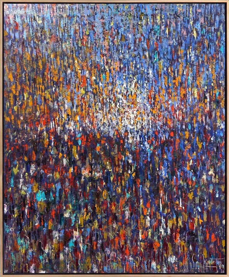 Hayal Damlaları Yağlı Boya Tablosu