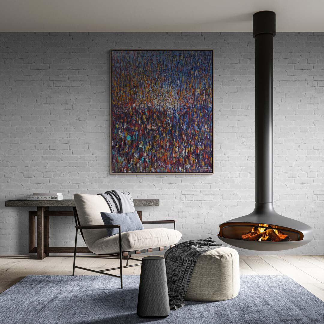 Hayal Damlaları Yağlı Boya Tablosu