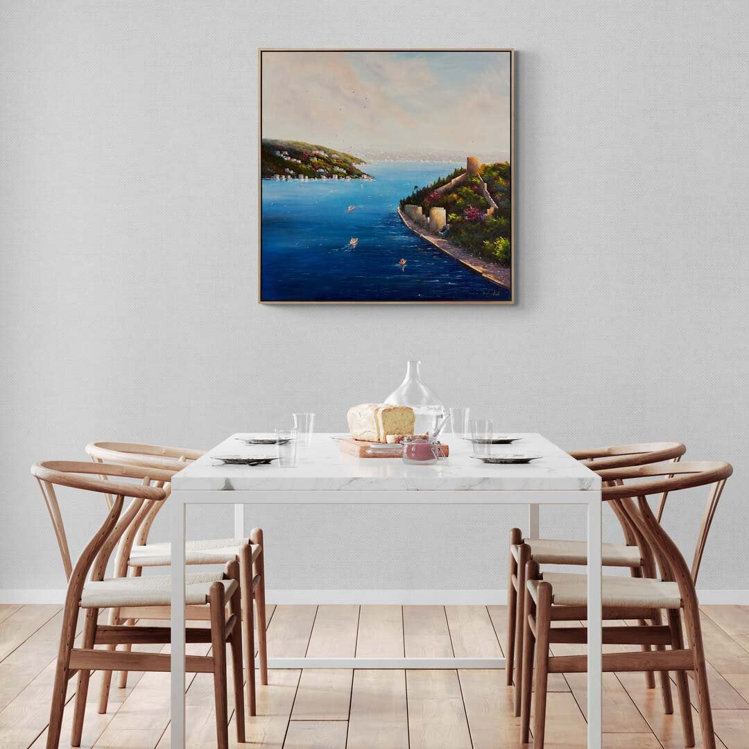 Boğaz ve Rumeli Hisarı Yağlı Boya Tablosu