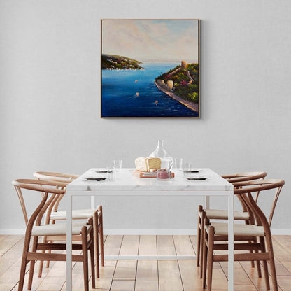 Boğaz ve Rumeli Hisarı Yağlı Boya Tablosu