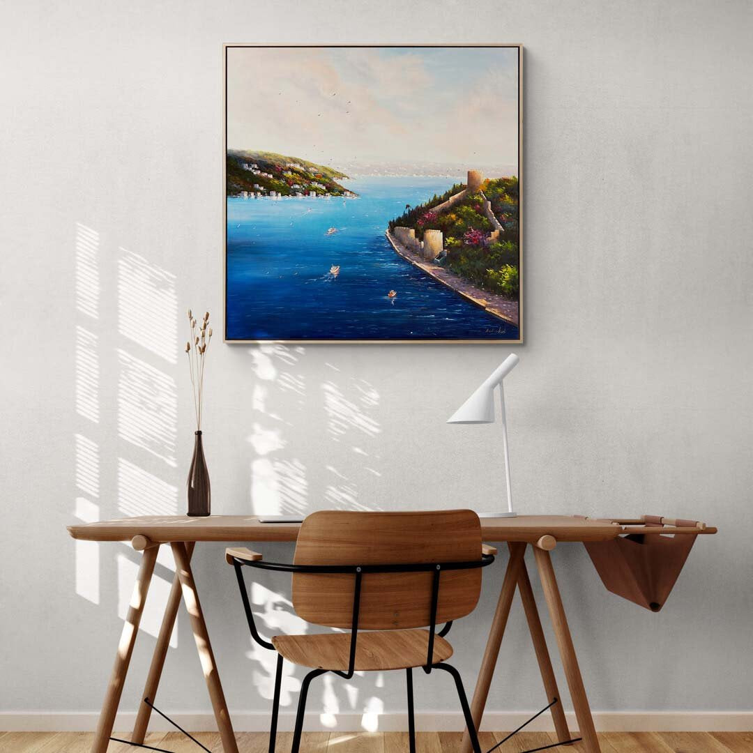 Boğaz ve Rumeli Hisarı Yağlı Boya Tablosu