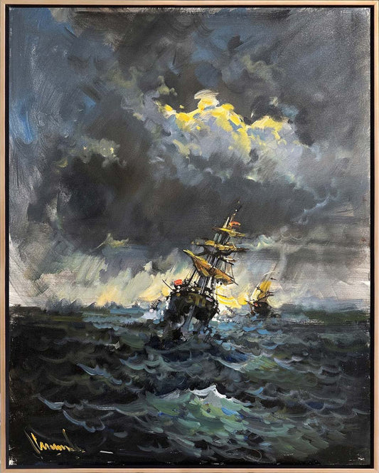 Fırtınanın İzleri Yağlı Boya Tablosu