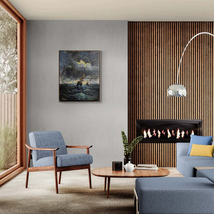 Fırtınanın İzleri Yağlı Boya Tablosu