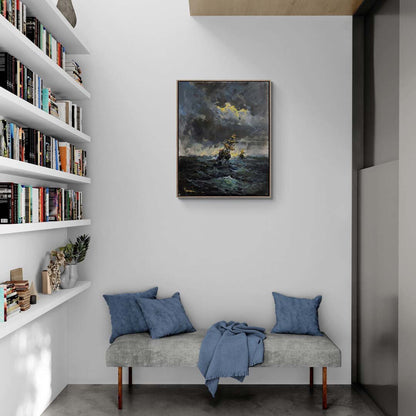 Fırtınanın İzleri Yağlı Boya Tablosu