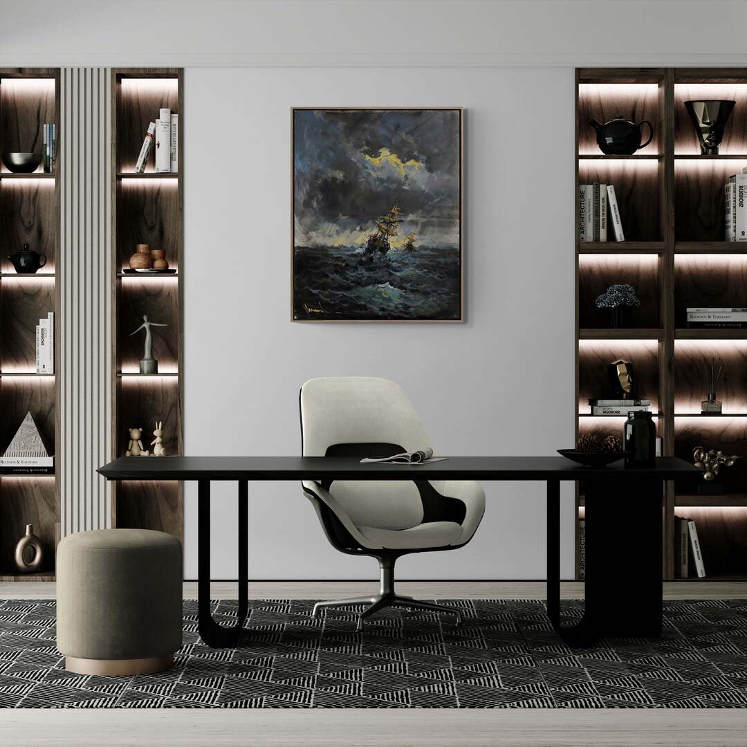 Fırtınanın İzleri Yağlı Boya Tablosu