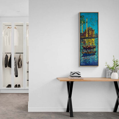 Ortaköy Camii ve Boğaz Yağlı Boya Tablosu