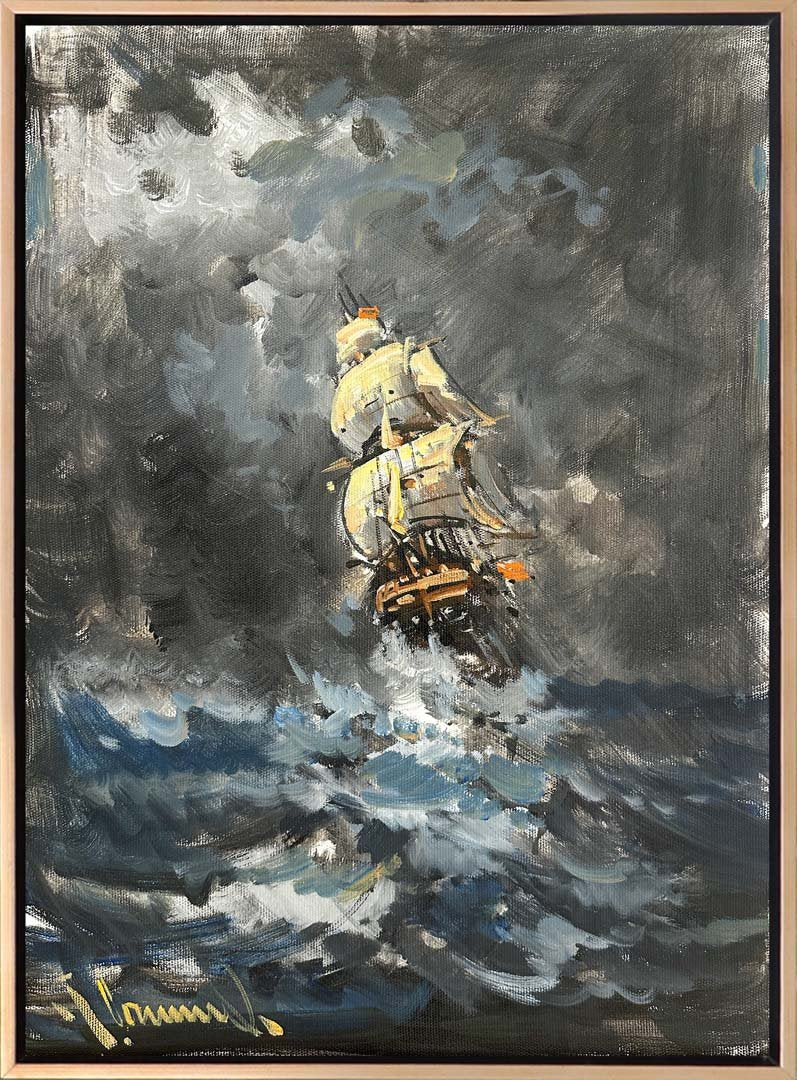 Fırtına Yağlı Boya Tablosu