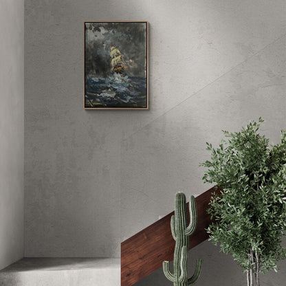 Fırtına Yağlı Boya Tablosu
