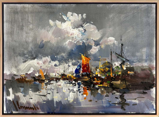 Deniz Macerası Yağlı Boya Tablosu