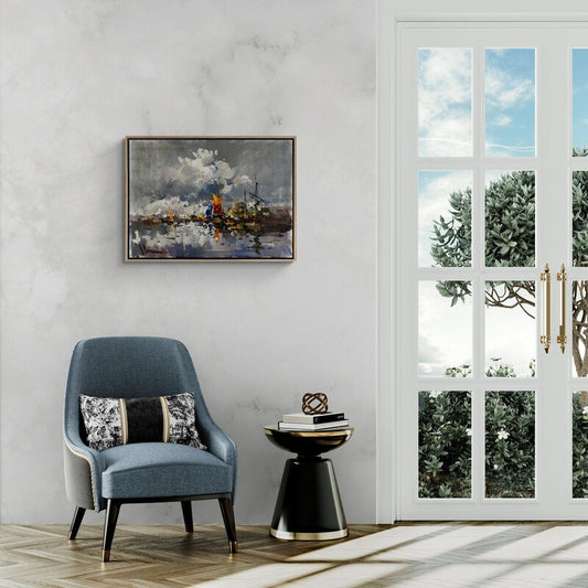 Deniz Macerası Yağlı Boya Tablosu