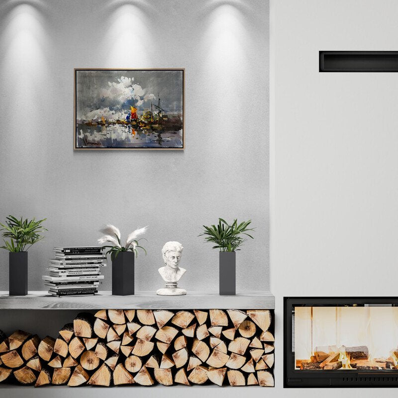 Deniz Macerası Yağlı Boya Tablosu