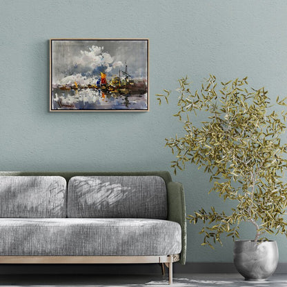 Deniz Macerası Yağlı Boya Tablosu