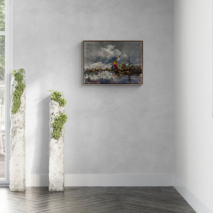 Deniz Macerası Yağlı Boya Tablosu