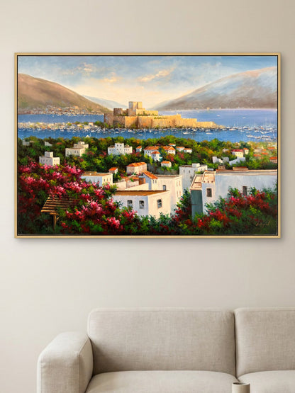 Bodrum Kalesi'nden Yağlı Boya Tablosu Simurg Sanatevi