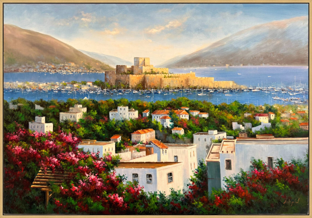 Bodrum Kalesi'nden Yağlı Boya Tablosu Simurg Sanatevi